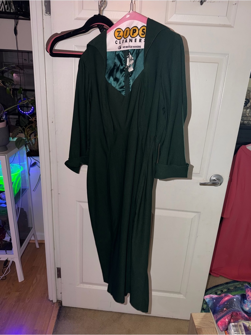 Pinup Couture Lorelei Dress in Dark Green